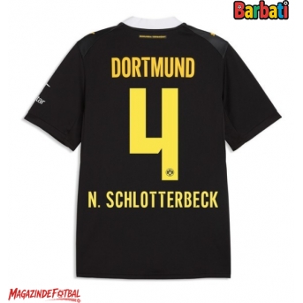 Borussia Dortmund Nico Schlotterbeck #4 Tricou Fotbal Replică 2026-27 Barbati Deplasare